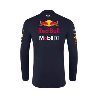 Red Bull Racing férfi pulóver 1/4 Zip official Teamline Replica navy F1 Team 2025