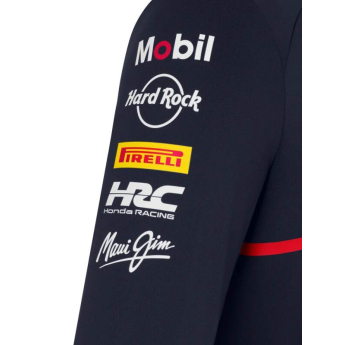 Red Bull Racing férfi pulóver 1/4 Zip official Teamline Replica navy F1 Team 2025