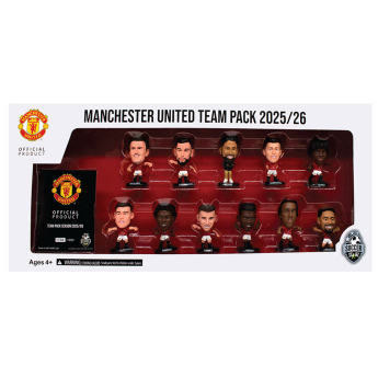 Manchester United bábu SoccerStarz Season 25-26 Player Team Pack limited edition only 1800 pieces