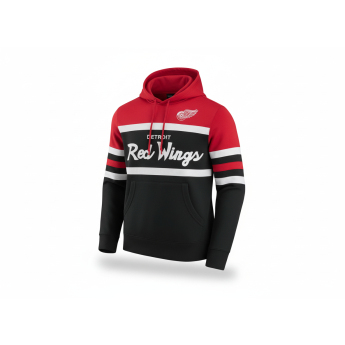Detroit Red Wings férfi kapucnis pulóver Head Coach Hoodie Current Logo black