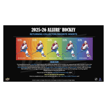 NHL dobozok NHL hokikártyák 2025-26 Upper Deck Allure Hobby Box