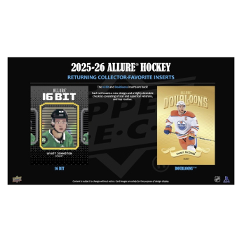 NHL dobozok NHL hokikártyák 2025-26 Upper Deck Allure Hobby Box