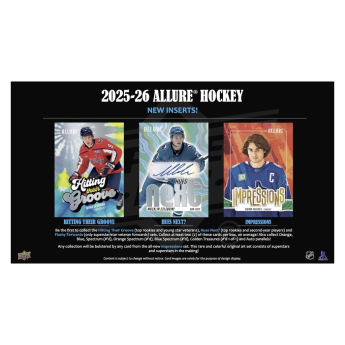 NHL dobozok NHL hokikártyák 2025-26 Upper Deck Allure Hobby Box