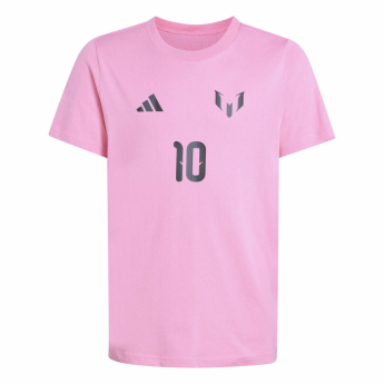 Lionel Messi gyerek póló MESSI Graphic pink