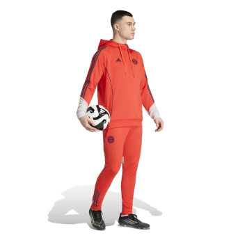 Bayern München férfi kapucnis pulóver Track red