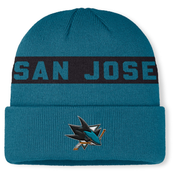 San Jose Sharks téli sapka Authentic Pro A/Cap Cuffed inscription