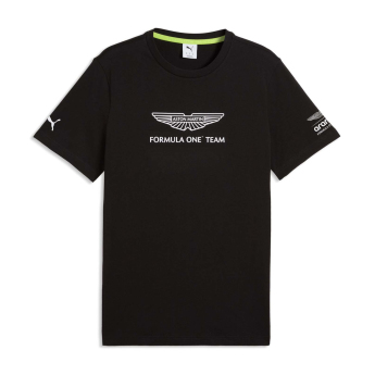 Aston Martin férfi póló black Large Logo F1 Team 2026