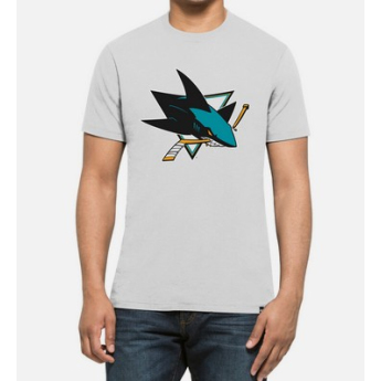 San Jose Sharks férfi póló 47 splitter white