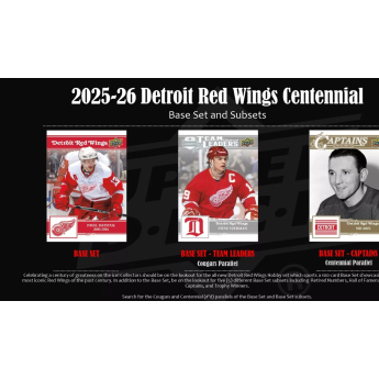 NHL dobozok NHL hokikártyák Detroit Red Wings NHL Centennial Hobby Box