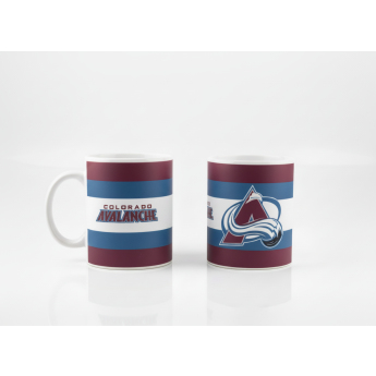 Colorado Avalanche bögre STRIPES (330ml)
