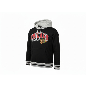 Chicago Blackhawks férfi kapucnis pulóver Premium Fleece Hoodie Current Logo