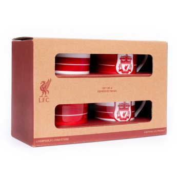 FC Liverpool bögre készlet 4 pcs espresso