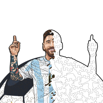 Labdarúgó válogatott fa puzzle ARGENTINA Messi NEW 270 pcs