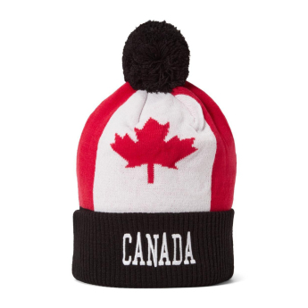 Jégkorong képviselet téli sapka Canada Pom Flag