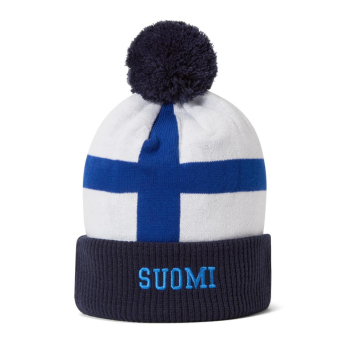 Jégkorong képviselet téli sapka Finland Pom Flag