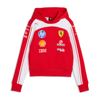 Ferrari női kapucnis pulóver official Teamline Replica F1 Team 2026