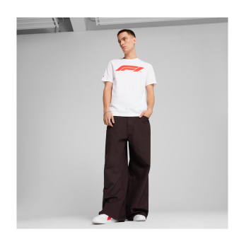 Forma 1 férfi póló logo white 2026