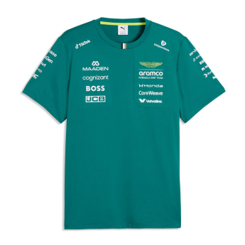 Aston Martin férfi póló green official Teamline Replica F1 Team 2026