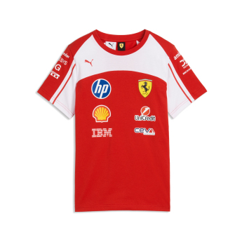 Ferrari gyerek póló official Teamline Replica F1 Team 2026