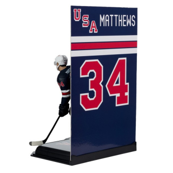 Jégkorong képviselet bábu Auston Matthews #34 USA Olympics 2026