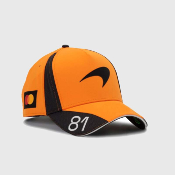 Mclaren Honda baseball sapka Oscar Piastri #81 official Teamline Replica F1 Team 2026