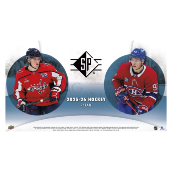 NHL dobozok NHL hokikártyák 2025-26 Upper Deck SP Hockey Blaster Box