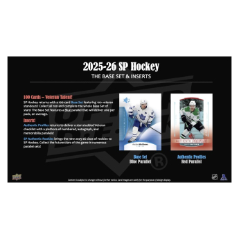 NHL dobozok NHL hokikártyák 2025-26 Upper Deck SP Hockey Blaster Box