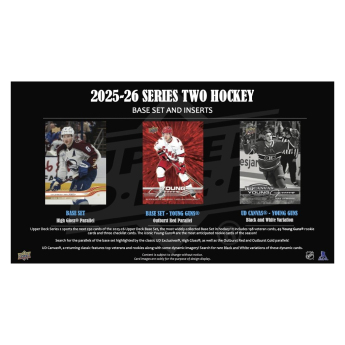 NHL dobozok NHL hokikártyák 2025-26 Upper Deck Series 2 Hobby Box