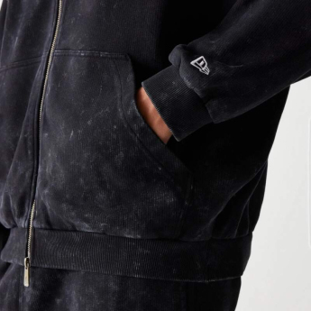 Mclaren Honda férfi kapucnis pulóver zip GRPHC washed black F1 Team 2026