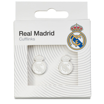 Real Madrid mandzsettagomb Silver Plated Formed Cufflinks