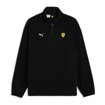 Ferrari férfi pulóver 1/4 Zip black F1 Team 2026
