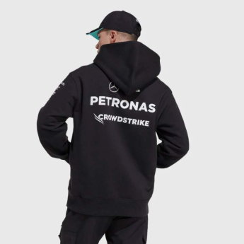Mercedes AMG Petronas férfi kapucnis pulóver official Teamline Replica F1 Team 2025