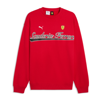 Ferrari férfi pulóver Crew Neck red F1 Team 2026