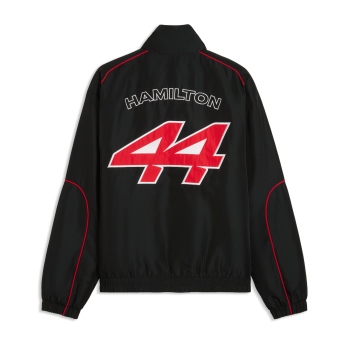 Ferrari férfi kabát Lewis Hamilton #44 Racing black F1 Team 2026