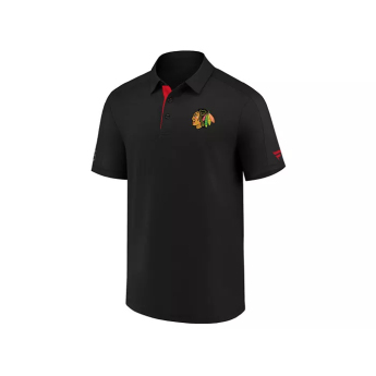 Chicago Blackhawks férfi póló NHL Authentic Rinkside Performance Polo black