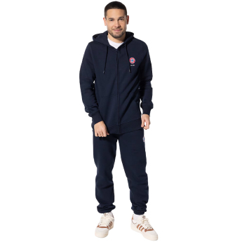 Bayern München férfi kapucnis pulóver Hooded Zip navy