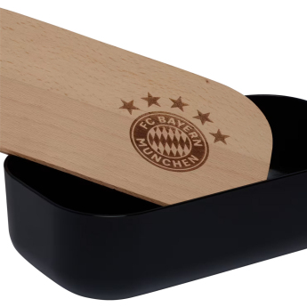 Bayern München tízórais doboz Wood black