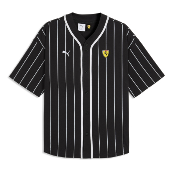 Ferrari férfi ing baseball black and white F1 Team 2026