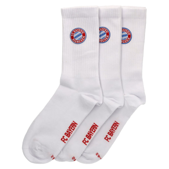 Bayern München zokni 3 pack white