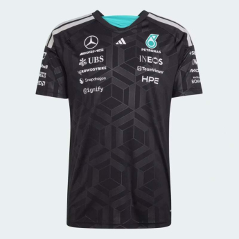 Mercedes AMG Petronas férfi póló black official Teamline Replica F1 Team 2026