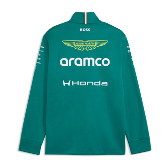 Aston Martin férfi kabát softshell green official Teamline Replica F1 Team 2026