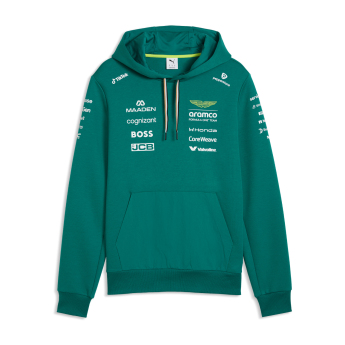 Aston Martin férfi kapucnis pulóver green official Teamline Replica F1 Team 2026