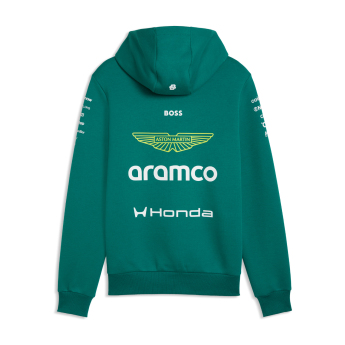 Aston Martin férfi kapucnis pulóver green official Teamline Replica F1 Team 2026