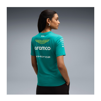 Aston Martin női póló green official Teamline Replica F1 Team 2026