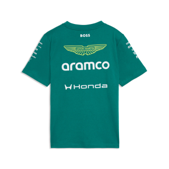 Aston Martin gyerek póló green official Teamline Replica F1 Team 2026