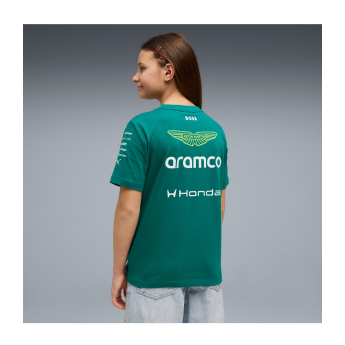 Aston Martin gyerek póló green official Teamline Replica F1 Team 2026