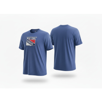 New York Rangers férfi póló Tek Patch blue