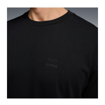 Aston Martin férfi póló Stealth black F1 Team 2026