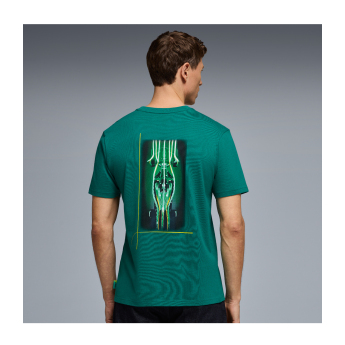 Aston Martin férfi póló Car Graphic green F1 Team 2026