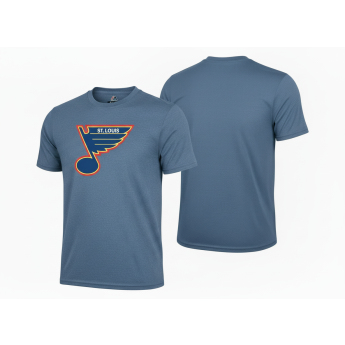 St. Louis Blues férfi póló Tek Patch blue